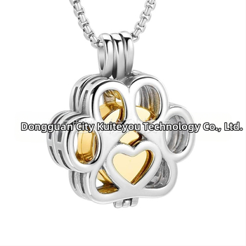 Piiriülene ja populaarne roostevabast terasest õõnes Cinerabox ripats sugulaste mälestamiseks, lemmikloomadele avatava parfüümipudeli kaelakee