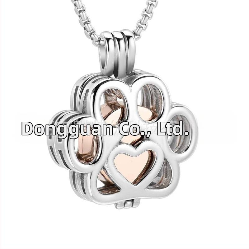 Piiriülene ja populaarne roostevabast terasest õõnes Cinerabox ripats sugulaste mälestamiseks, lemmikloomadele avatava parfüümipudeli kaelakee