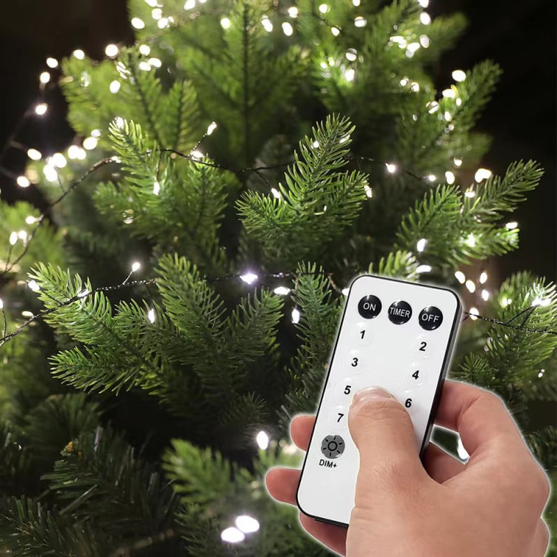 Коледни украси LED фойерверки светлина медна тел светлинен низ Зелена линия Коледа празнично обличане осветление трансгранично