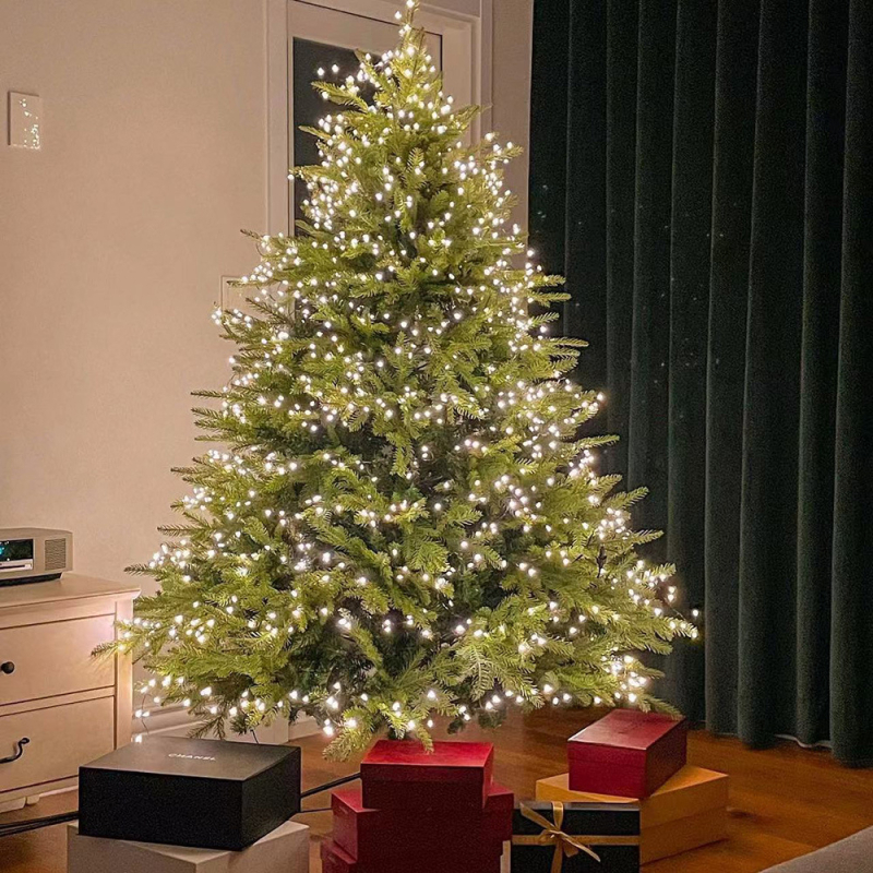 Kalėdinės dekoracijos LED fejerverkai, šviesos varinė viela, šviesos girlianda, „Green Line“, kalėdinis šventinis puošnus apšvietimas, skirtas įvairioms progoms