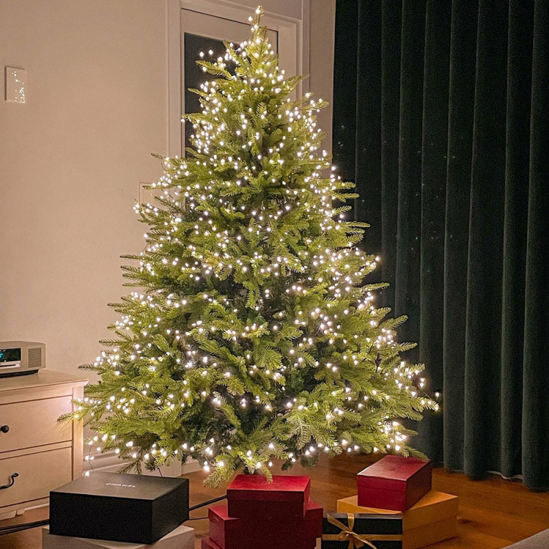 Kalėdinės dekoracijos LED fejerverkai, šviesos varinė viela, šviesos girlianda, „Green Line“, kalėdinis šventinis puošnus apšvietimas, skirtas įvairioms progoms