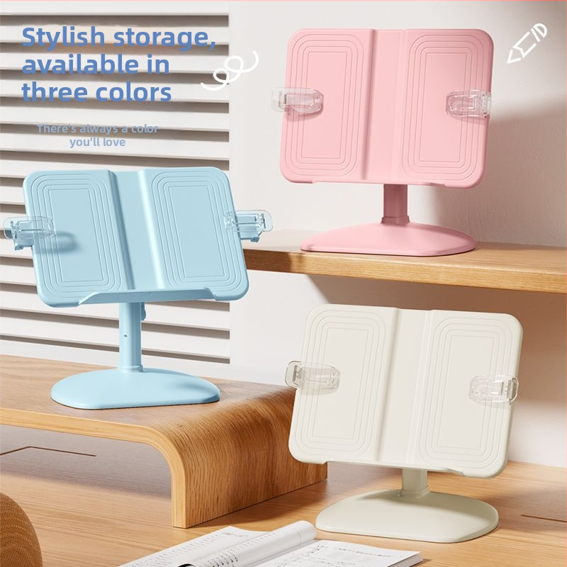 Raamaturiiulit saab tõsta ja langetada, laste lugemisartefakti lugemisalus, multifunktsionaalne raamatualus, algkooliõpilase töölaud reguleeritav