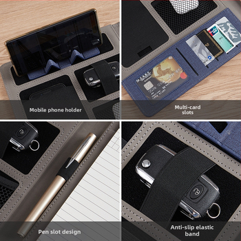 Папка за бизнес мениджъри A4, персонализирана папка за писане, папка за изложби, информационна книга, бизнес кожена книга, единична книга на склад