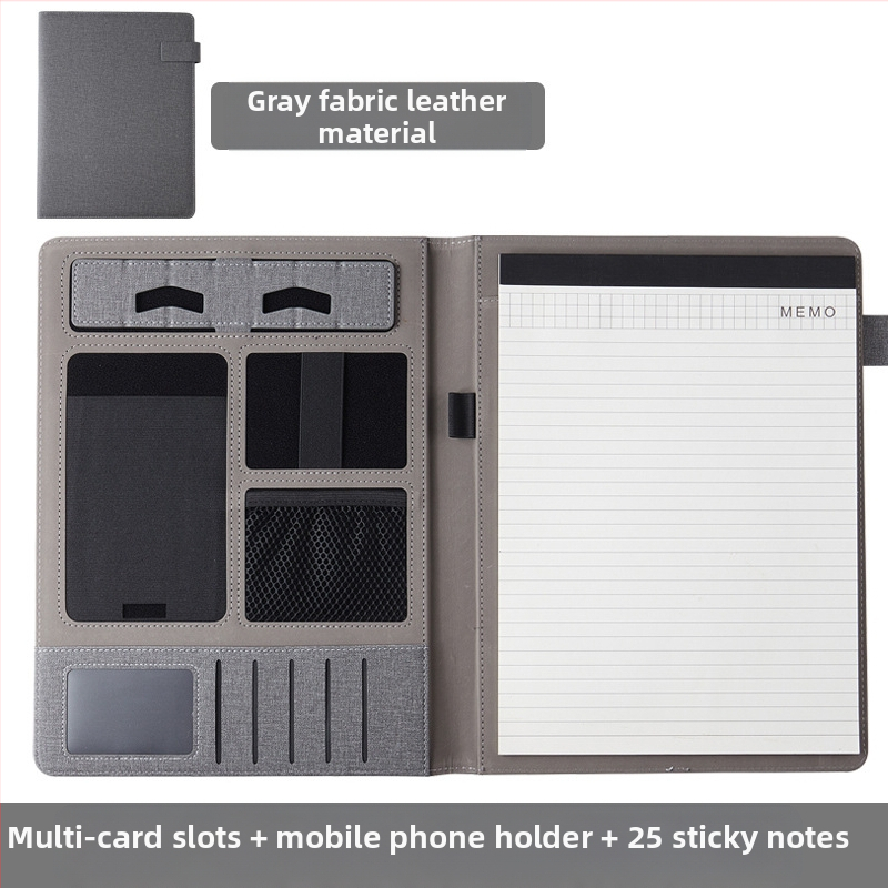 Папка за бизнес мениджъри A4, персонализирана папка за писане, папка за изложби, информационна книга, бизнес кожена книга, единична книга на склад