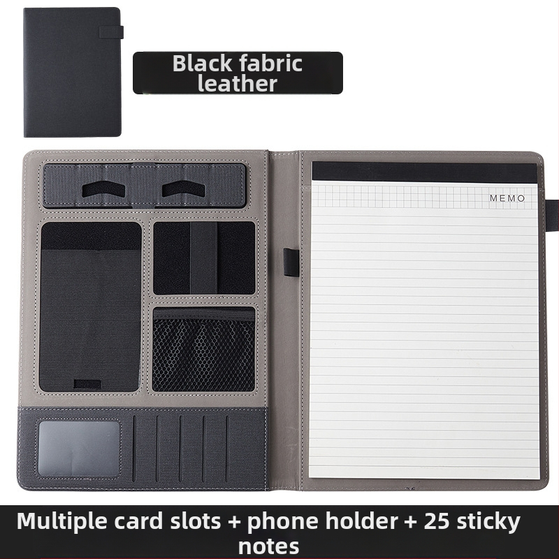 Папка за бизнес мениджъри A4, персонализирана папка за писане, папка за изложби, информационна книга, бизнес кожена книга, единична книга на склад