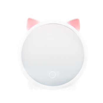 Ново LED огледало за грим, широко сгъваемо настолно огледало за тоалетка, ръчно, усъвършенствано преносимо огледало за спалня