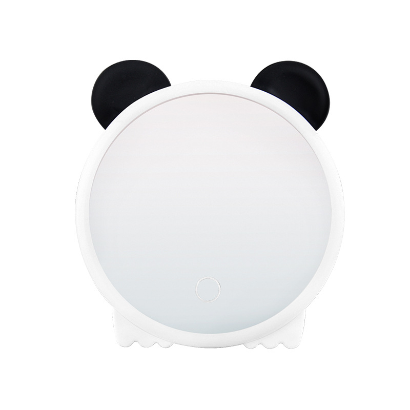 Ново LED огледало за грим, широко сгъваемо настолно огледало за тоалетка, ръчно, усъвършенствано преносимо огледало за спалня