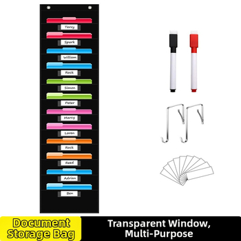 Piiriülene kuummüük veekindlast Oxfordi riidest uksefailide hoiukott kontorisse, kooli, klassiruumi raamatu- ja ajakirjafailide hoiukott