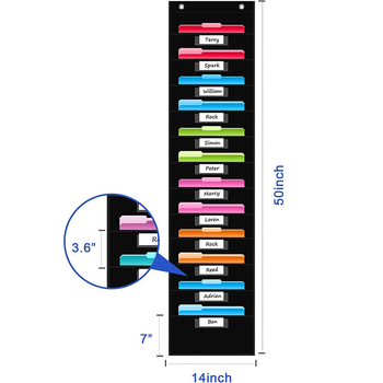 Piiriülene kuummüük veekindlast Oxfordi riidest uksefailide hoiukott kontorisse, kooli, klassiruumi raamatu- ja ajakirjafailide hoiukott