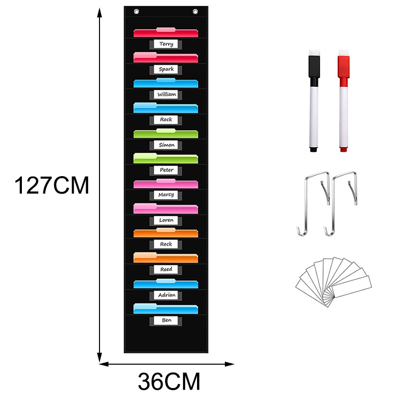 Piiriülene kuummüük veekindlast Oxfordi riidest uksefailide hoiukott kontorisse, kooli, klassiruumi raamatu- ja ajakirjafailide hoiukott