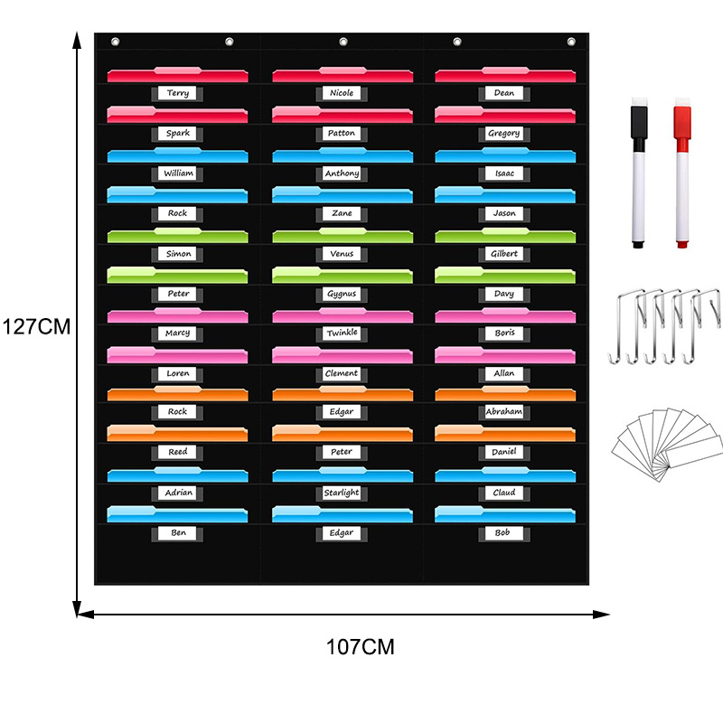 Piiriülene kuummüük veekindlast Oxfordi riidest uksefailide hoiukott kontorisse, kooli, klassiruumi raamatu- ja ajakirjafailide hoiukott