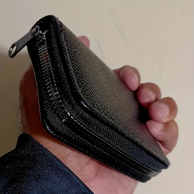 2025 Új, határokon átnyúló, dropshippinges műbőr pénztárca, stílusos, semleges cipzáras kártya, határokon átnyúló