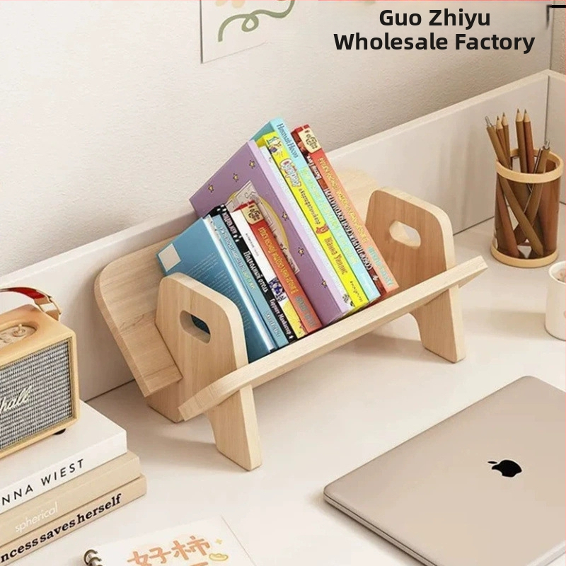 Детско бюро за студенти, етажерка за книги, просто, прост стелаж за съхранение от масивна дървесина, шкаф за съхранение на книги в общежитието