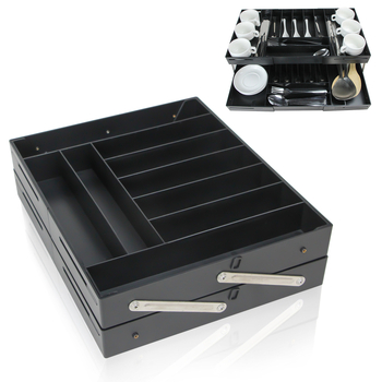 Νέο πτυσσόμενο κουτί αποθήκευσης κουζίνας, τραπέζι ντυσίματος, κοσμήματα, συρτάρι καλλυντικών, διοργανωτής