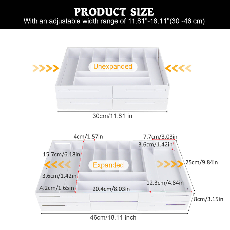 Uus kokkupandav köögi hoiukarbi tualettlaua ehete kosmeetika sahtli korraldaja