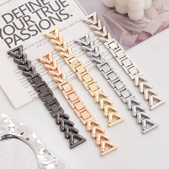 Για Apple Watch V Βραχιόλι Μεταλλικό Λουράκι Iwatch Μικρό Chanel Στυλ Advanced Sense Απλό Λουράκι Ρολογιού Διαγώνιο Περίγραμμα