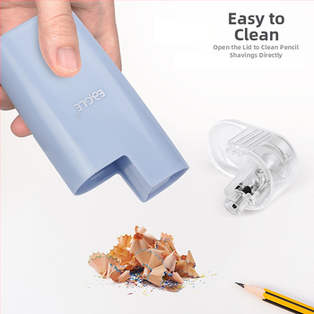 Yier Gao ηλεκτρική ξύστρα για μολύβια, φορητή ξύστρα για μολύβια, ξύστρα για φοιτητές, ξύστρα για μολύβια τέχνης, αντικαταστάσιμη θήκη μαχαιριού