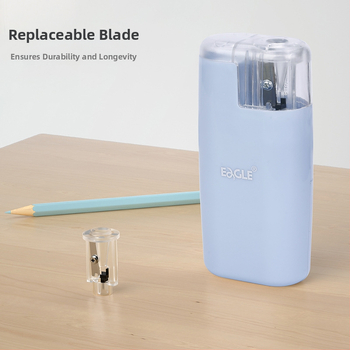 Yier Gao ηλεκτρική ξύστρα για μολύβια, φορητή ξύστρα για μολύβια, ξύστρα για φοιτητές, ξύστρα για μολύβια τέχνης, αντικαταστάσιμη θήκη μαχαιριού