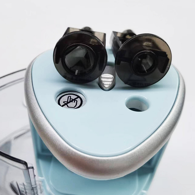 Tenwini kahe auguga elektriline pliiatsiteritaja, poolautomaatne paksusega kahe auguga pliiatsiteritusmasin, piiriülene aku, mudel 8004