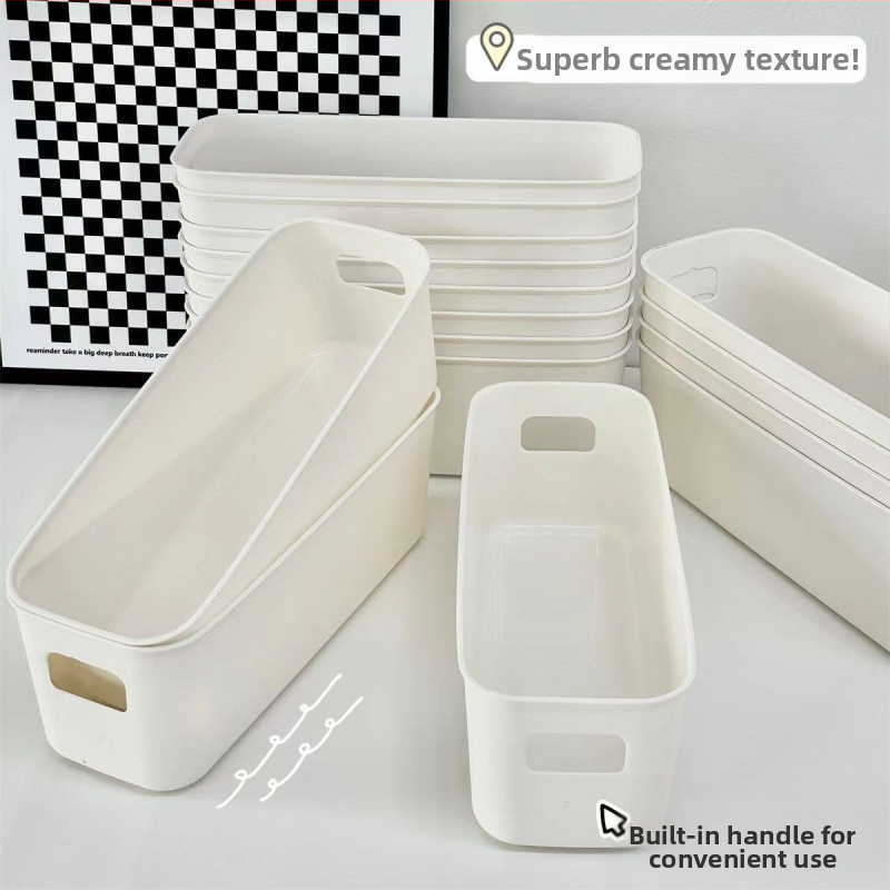 Правоъгълна кутия за съхранение, многофункционална японска кутия за съхранение, пластмасова кутия, чекмедже, кутия за съхранение, организираща кутия