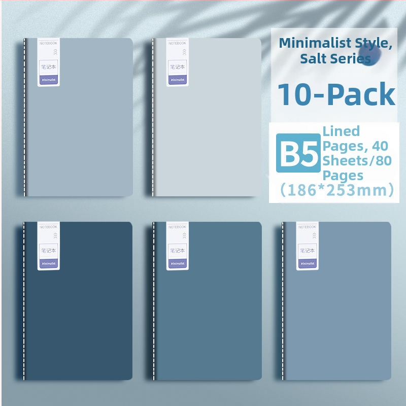 Pehme koopia hulgimüük lihtne märkmik märkmik odav väärtuslik A5 harjutusraamat B5 päevik A4 mustandipaberraamat