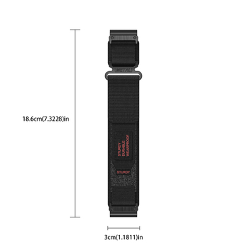 26 χιλιοστά 22 χιλιοστά για Jiaming Fenix 7X Pro 6X 5 Νάιλον λουράκι με δύο τμήματα και Velcro βραχιόλι