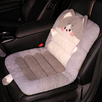Χαριτωμένο μαξιλάρι καρέκλας γάτας με ενσωματωμένο χειμερινό κάθισμα αυτοκινήτου, ζεστό μαξιλάρι γραφείου, μαξιλάρι καρέκλας μακράς καθίσματος, πλάτη
