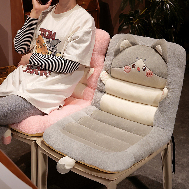 Armas kass integreeritud toolipadi talvine autoiste soe padi kontori pikalt istuv toolipadi seljatugi