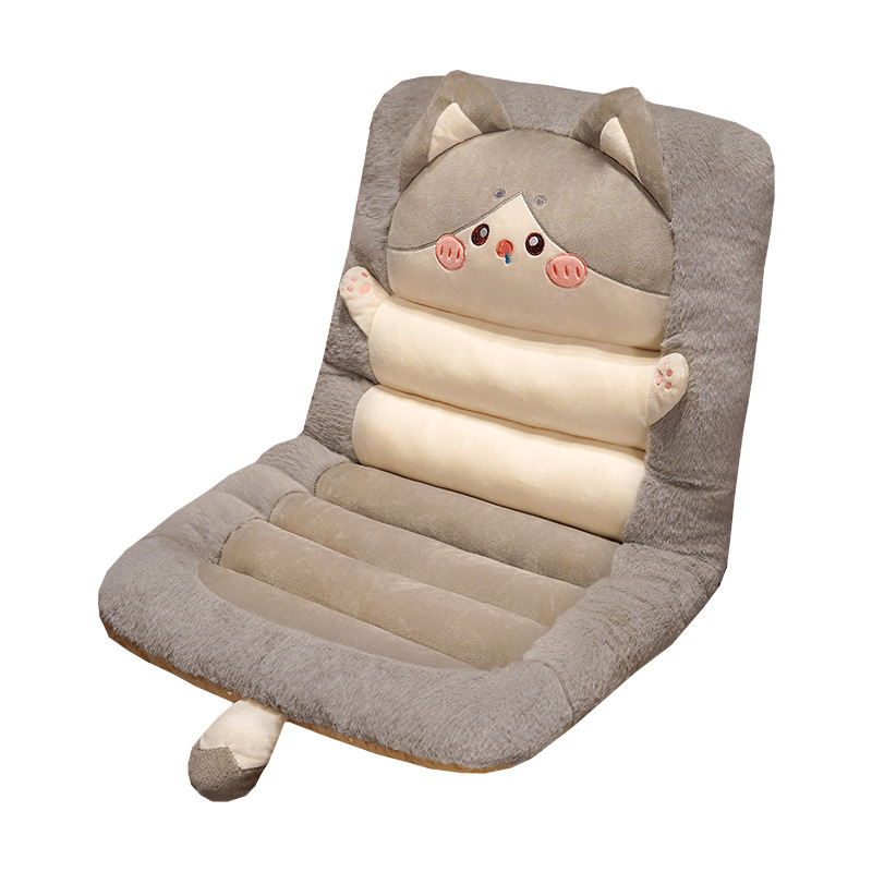 Armas kass integreeritud toolipadi talvine autoiste soe padi kontori pikalt istuv toolipadi seljatugi