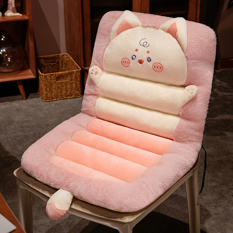 Armas kass integreeritud toolipadi talvine autoiste soe padi kontori pikalt istuv toolipadi seljatugi