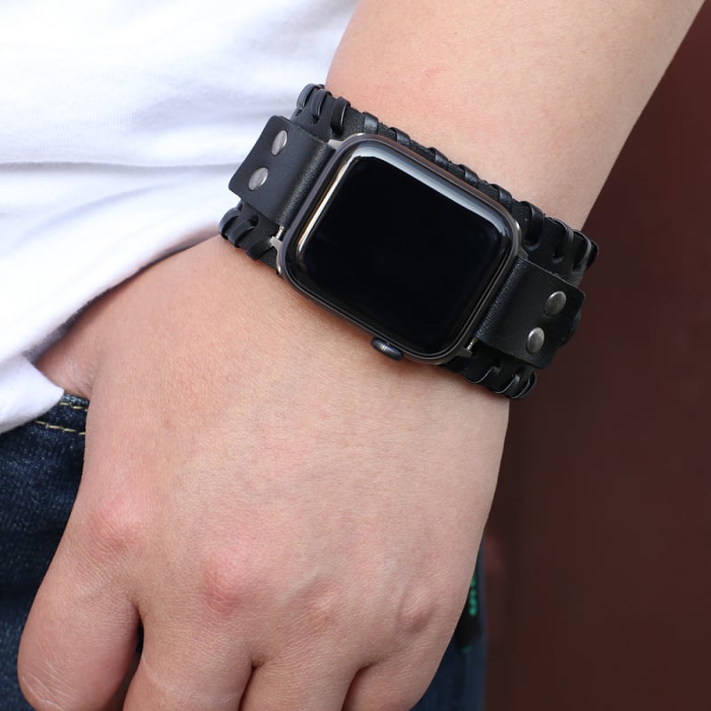 Temu chino cross-border hot strap истинска телешка кожа за Apple iWatch smartwatch директна продажба
