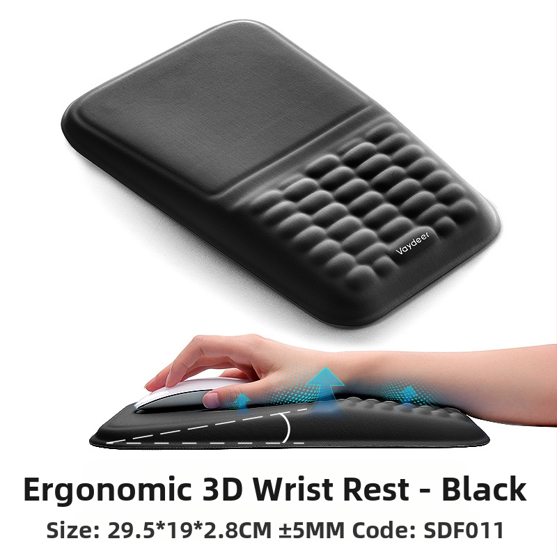 Силиконова подложка за мишка от мемори пяна, мека, бавно отскачаща, нежна за кожата, проста офис подложка