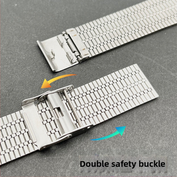 Κατάλληλο για Huawei Gt5 Νέο Samsung Smart Watch Λουράκι Asu από ανοξείδωτο ατσάλι με αγκράφα ασφαλείας 22 χιλιοστά