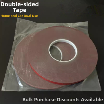 Autotööstusele mõeldud kõrge viskoossusega kahepoolne teip, ülitugev, jäljetu vahust käsn, veekindel ja kõrge temperatuurikindel autoteip, 33 m