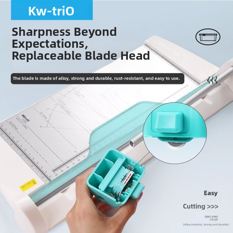 Kedeyou KWTRIO 13048 многофункционален метален нож за хартия, нож за тежко рязане четири в едно