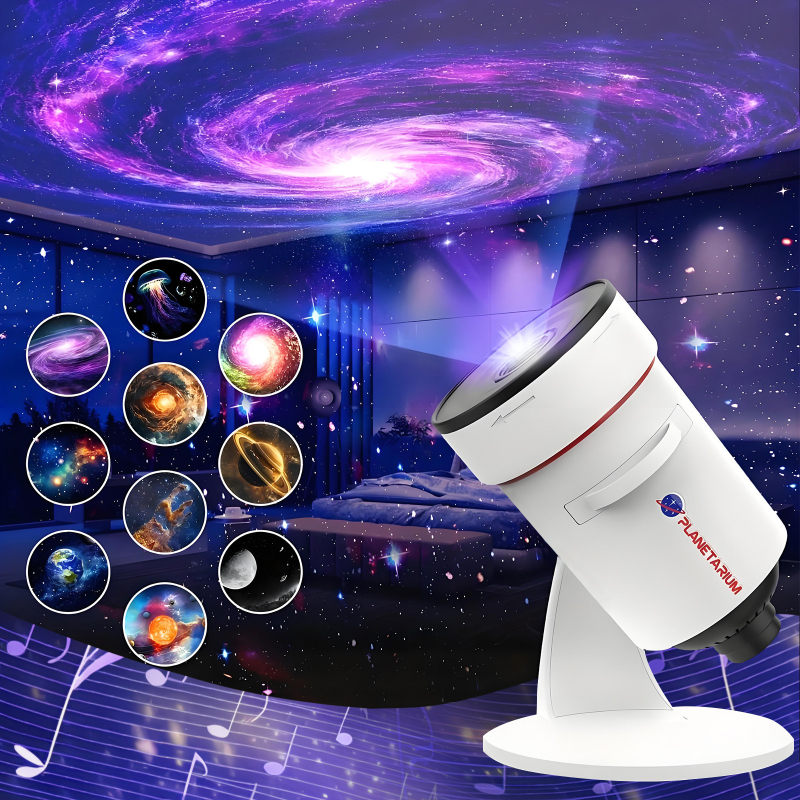 Teleskoobi unenägude dünaamiline tähistaeva projektori lamp magamistoa tähistaeva lae meeleoluvalgus laste projektor tähistaeva lamp