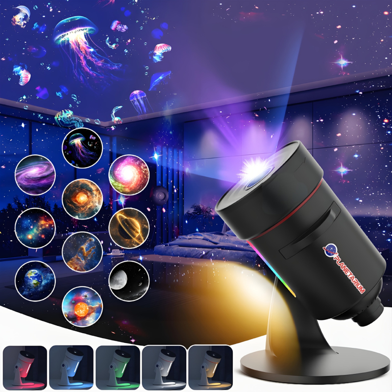 Teleskoobi unenägude dünaamiline tähistaeva projektori lamp magamistoa tähistaeva lae meeleoluvalgus laste projektor tähistaeva lamp