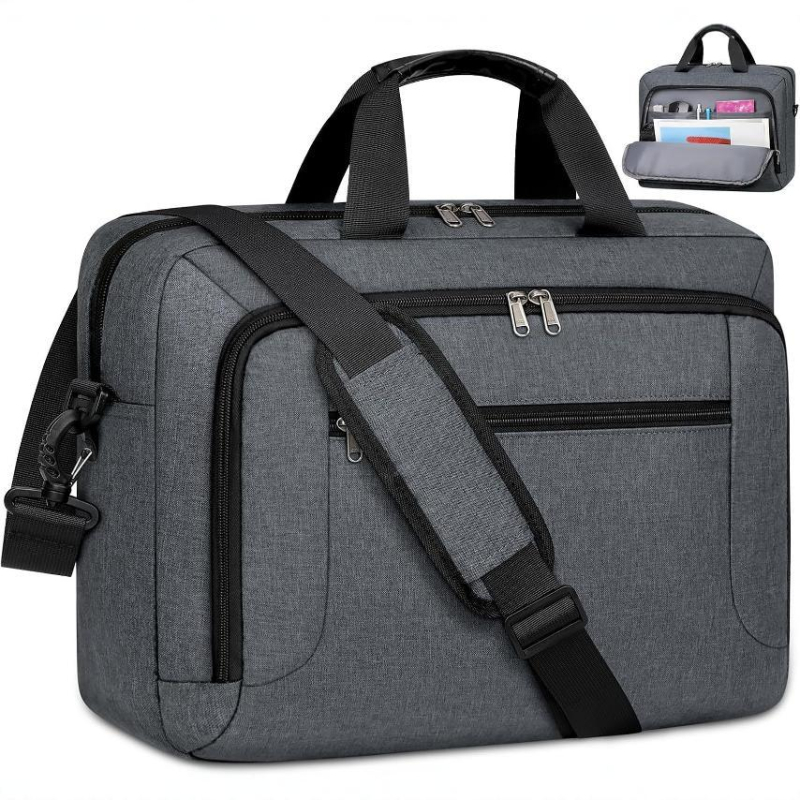 Geantă de laptop de mare capacitate, geantă de umăr reglabilă, geantă de mână multifuncțională impermeabilă, geantă de mână pentru laptop