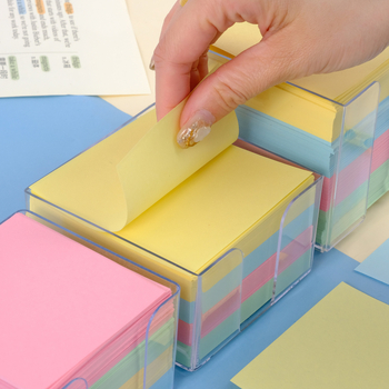 Amazon New Paper Brick Creative Message Post-it Notes με Διαφανές Κέλυφος Βολικό Χαρτί Σημειώσεων Άμεση Πώληση από το Εργοστάσιο