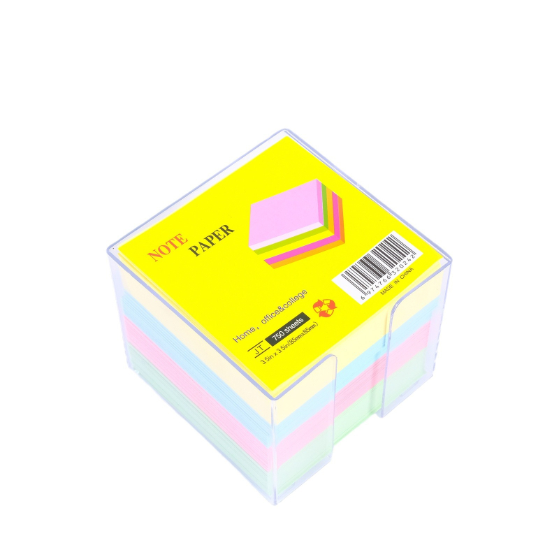 Amazon új papírtégla kreatív üzenet post-it jegyzettömbök átlátszó héjjal kényelmes jegyzettömb papír gyári közvetlen értékesítés