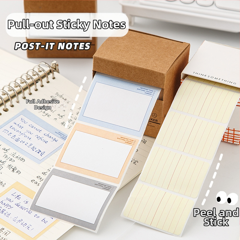 Издърпващи се самозалепващи се бележки с пълна лепкавост за ученици с грешна тема. Самозалепващи се бележки с стикери с висока корекция на цветовете.