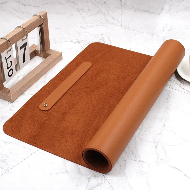 Точкова доставка, подложка за бюро от изкуствена кожа, правоъгълна подложка за мишка за момчета, кожена подложка за бюро