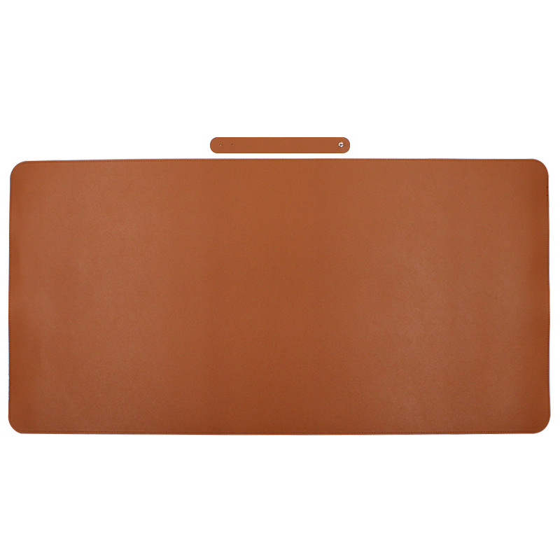 Spot Drop Shipping PU tiszta színű bőr asztali egérpad téglalap alakú egérpad fiúk asztali bőr asztali pad