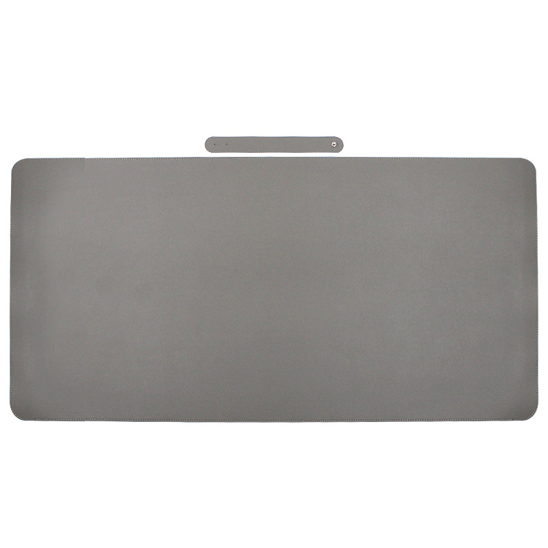 Spot Drop Shipping PU tiszta színű bőr asztali egérpad téglalap alakú egérpad fiúk asztali bőr asztali pad