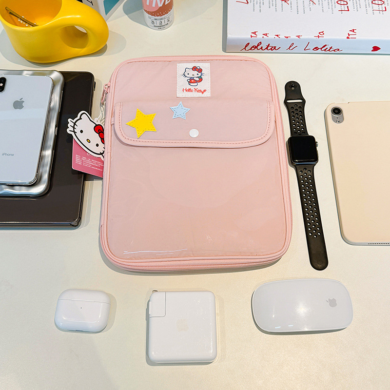 Uus Sanrio Cartoon Fashion iPadi tahvelarvuti hoiukoti sisemine kott sügis- ja talve 11-tollise sülearvuti kott