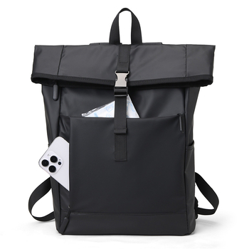 Διασυνοριακό σακίδιο πλάτης Amazon Europe Casual Roll-up για ταξίδια μικρών αποστάσεων, μεγάλης χωρητικότητας, Roll-up σακίδιο πλάτης ταξιδιού