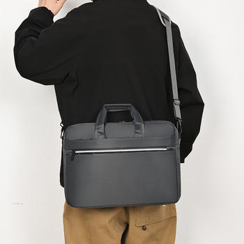 Нова бизнес чанта за лаптоп, модна, семпла куфарче с лого с принт, 15,6-инчова чанта за лаптоп