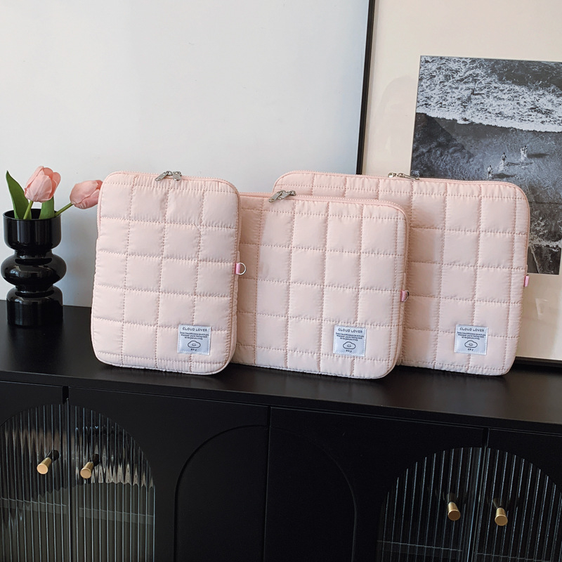 Korėjietiškas nešiojamojo kompiuterio krepšys moterims, siuvinėtas „Ipad 11/13/15“ nešiojamojo kompiuterio krepšys, vidinis krepšys.