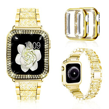 За каишка за Apple Watch Apple Watch 1-7 SE Watch iWatch сплав с диамантена метална каишка