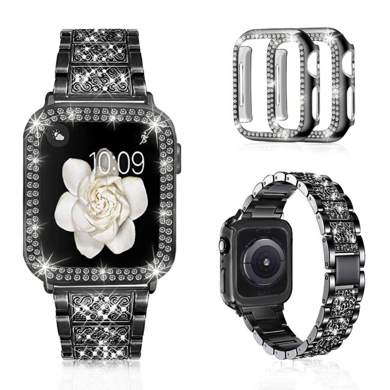 Apple Watch rihma jaoks Apple Watch 1-7 SE kell iWatch sulamist teemantmetallist rihm